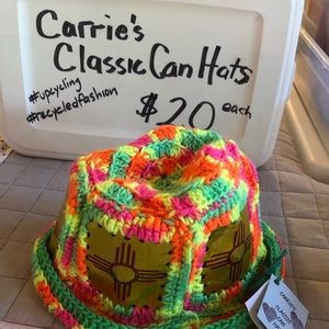 Beer Can Hat Handmade from Santa Fe Brewing Company cans. One size fits all.